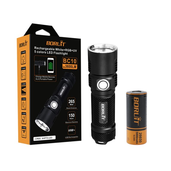 Lommelykt 3600 Lumen